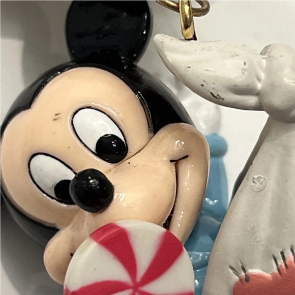 VINTAGE Mickey Mouse “Bundle of Joy” Enesco Treasury of Christmas Ornament 1990s - Picture 7 of 16
